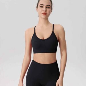 daxili büstqalter ilə yoga top